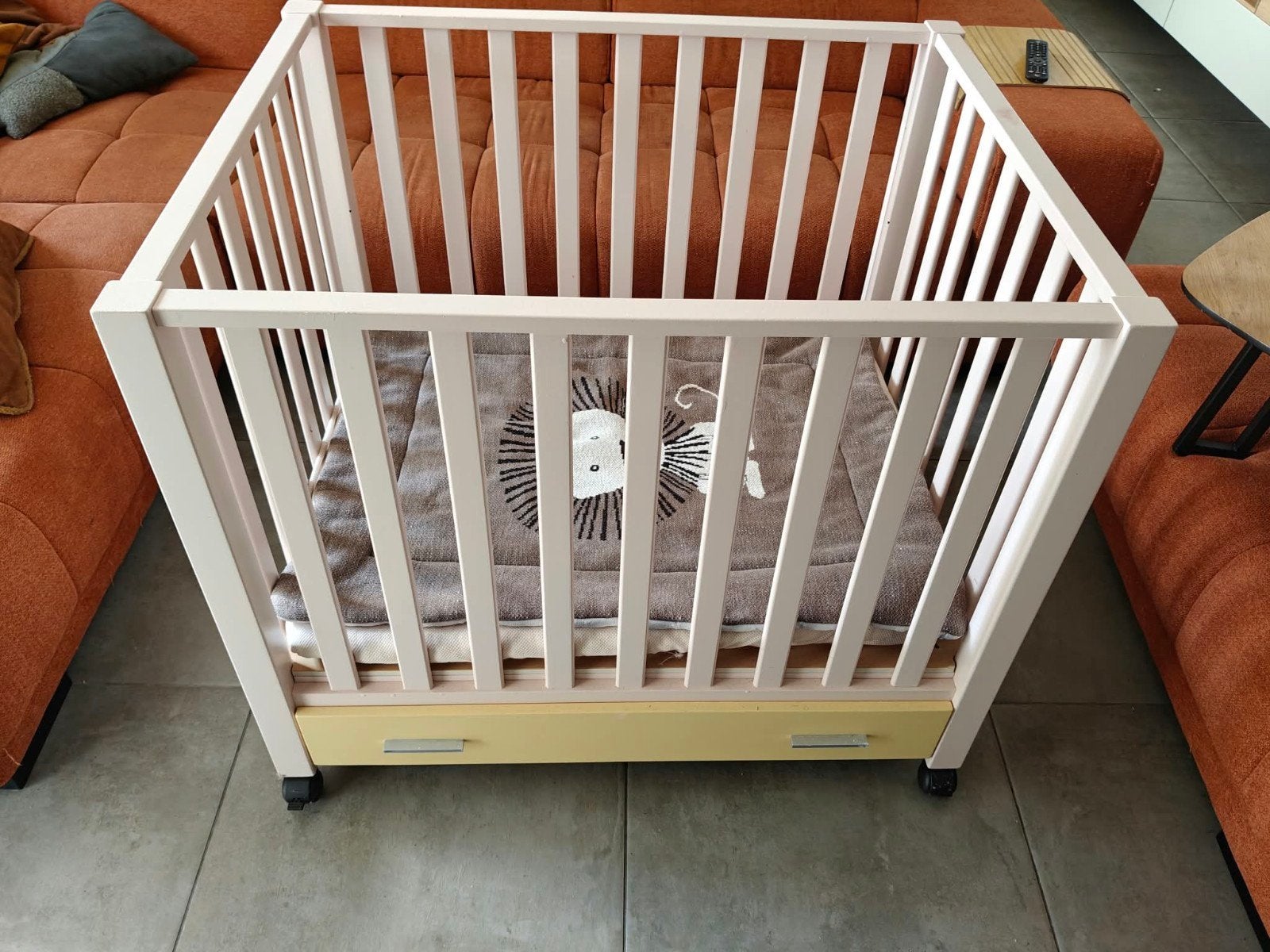 park + toebehoren: matras Ecolution +omrander + parkinlegger, Kinderen en Baby's, Ophalen, Zo goed als nieuw, Rechthoekig, In hoogte verstelbaar