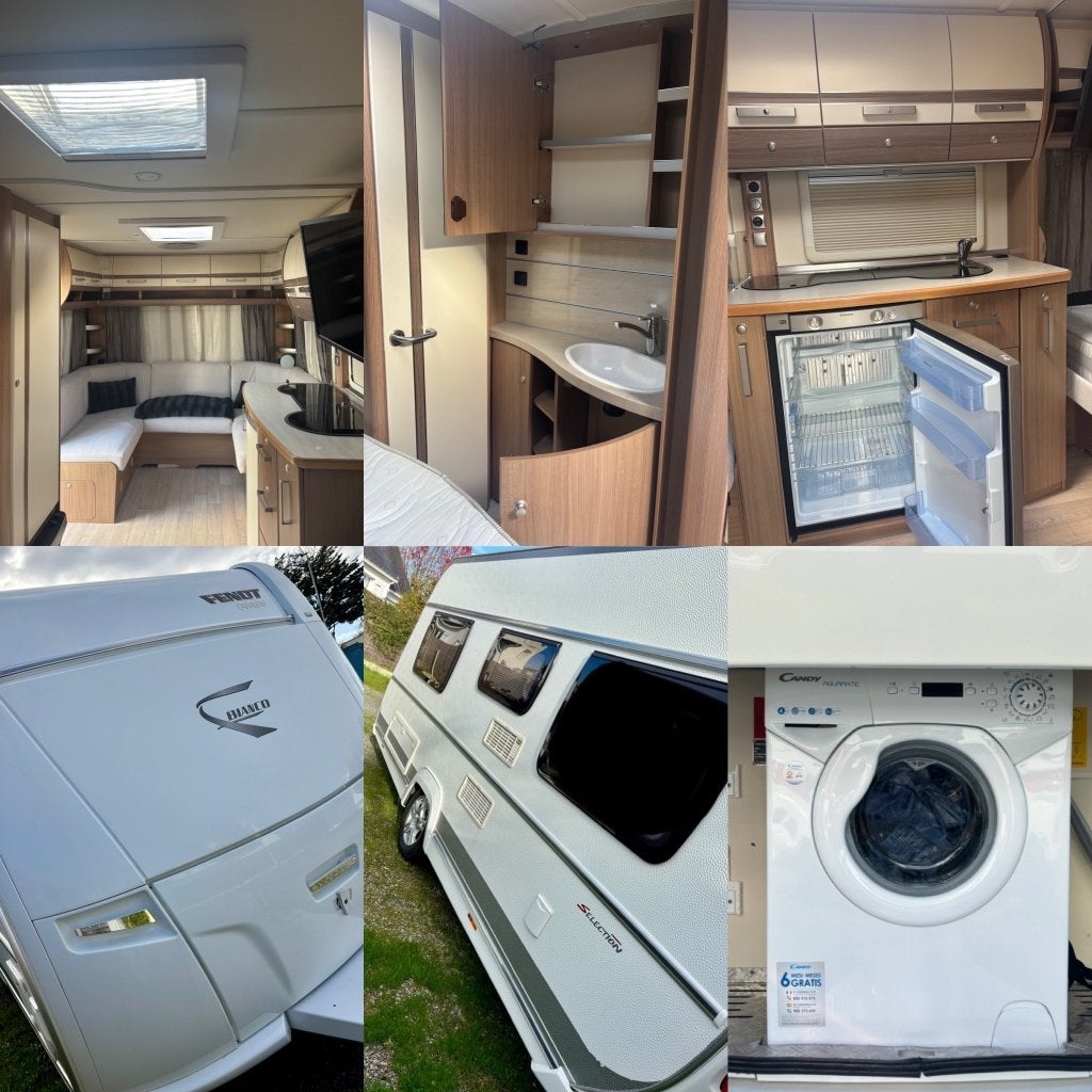 Fendt Bianco 445, Caravanes & Camping, Jusqu'à 5, Réfrigérateur, Coin salon convertible, 5 à 6 mètres