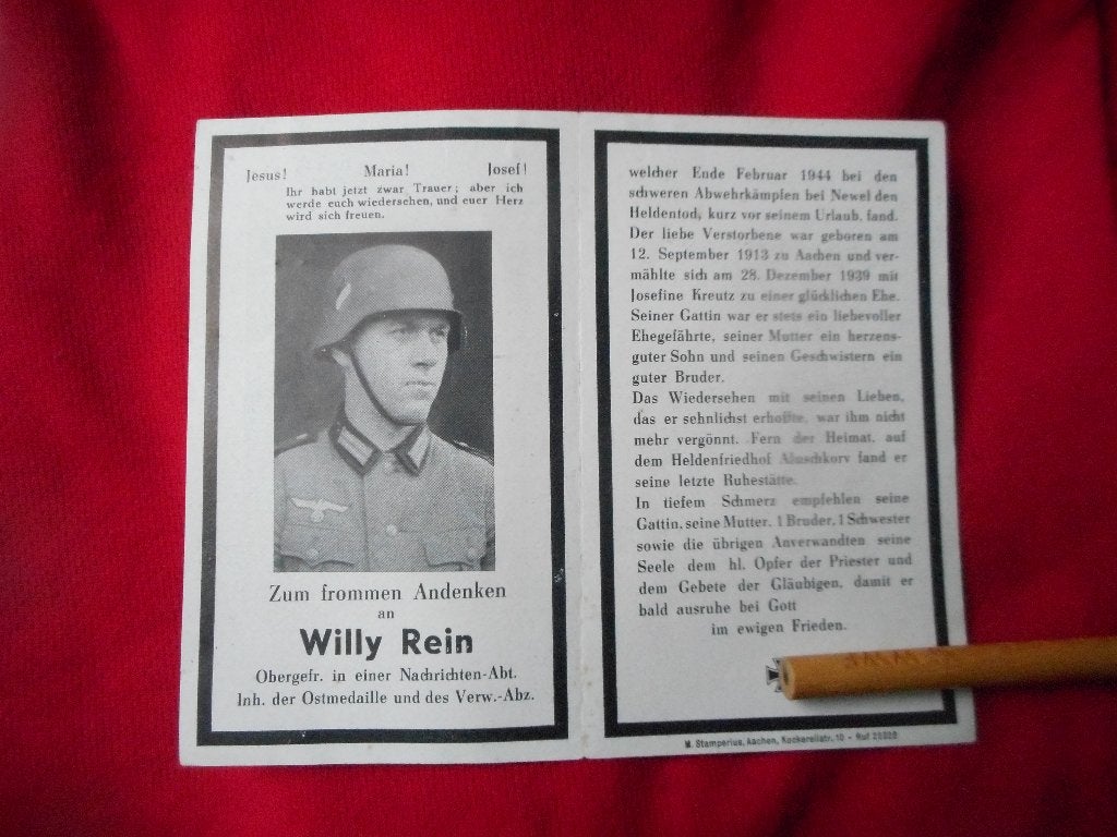 souvenir soldat Allemand tombé en Russie photo casque, Collections, Envoi