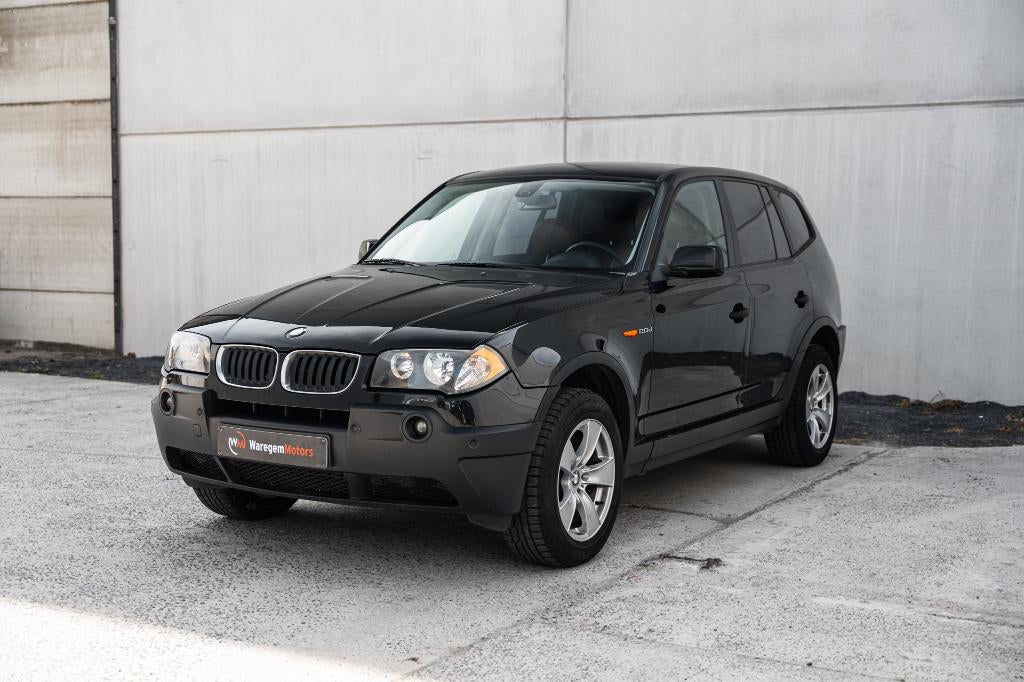 BMW X3 2.0d - Leder - Verwarmde Zetels - Motor OK - Export, 1995 cc, 110 kW, 4 cilinders, Zwart