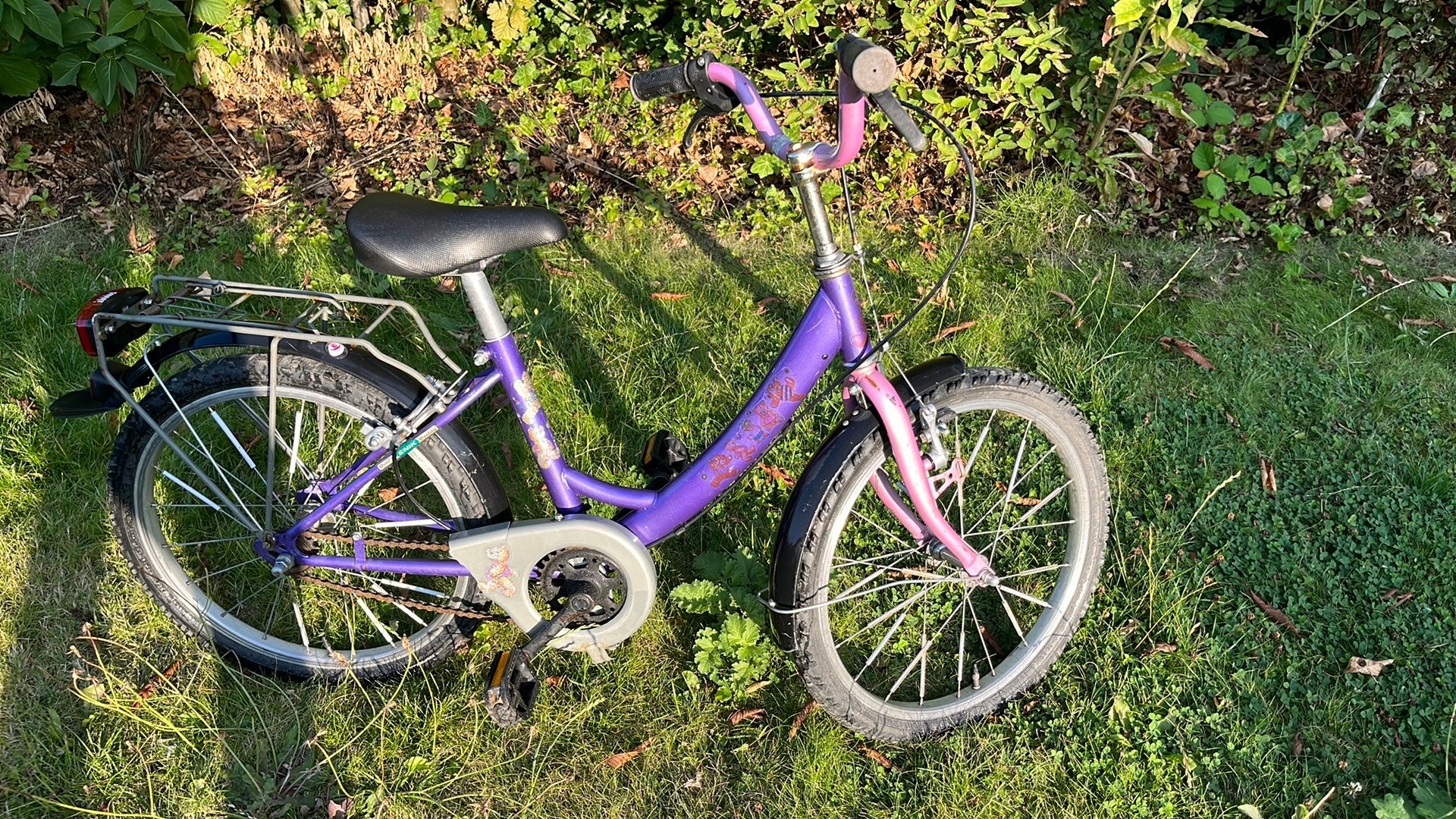 Meisjesfiets, Ophalen, Gebruikt, Velgrem, Handrem