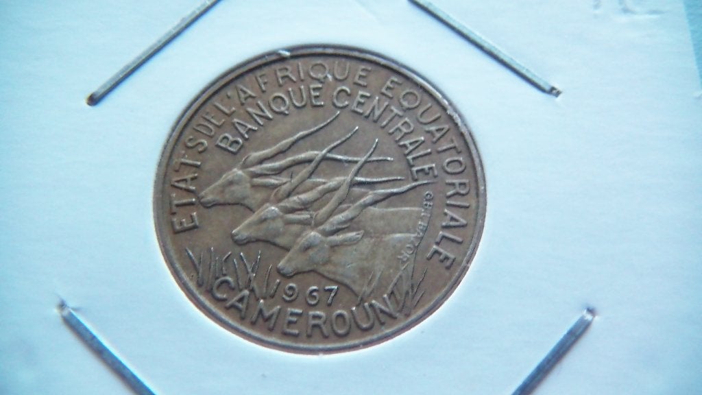 cameroun 5 francs 1967, Enlèvement