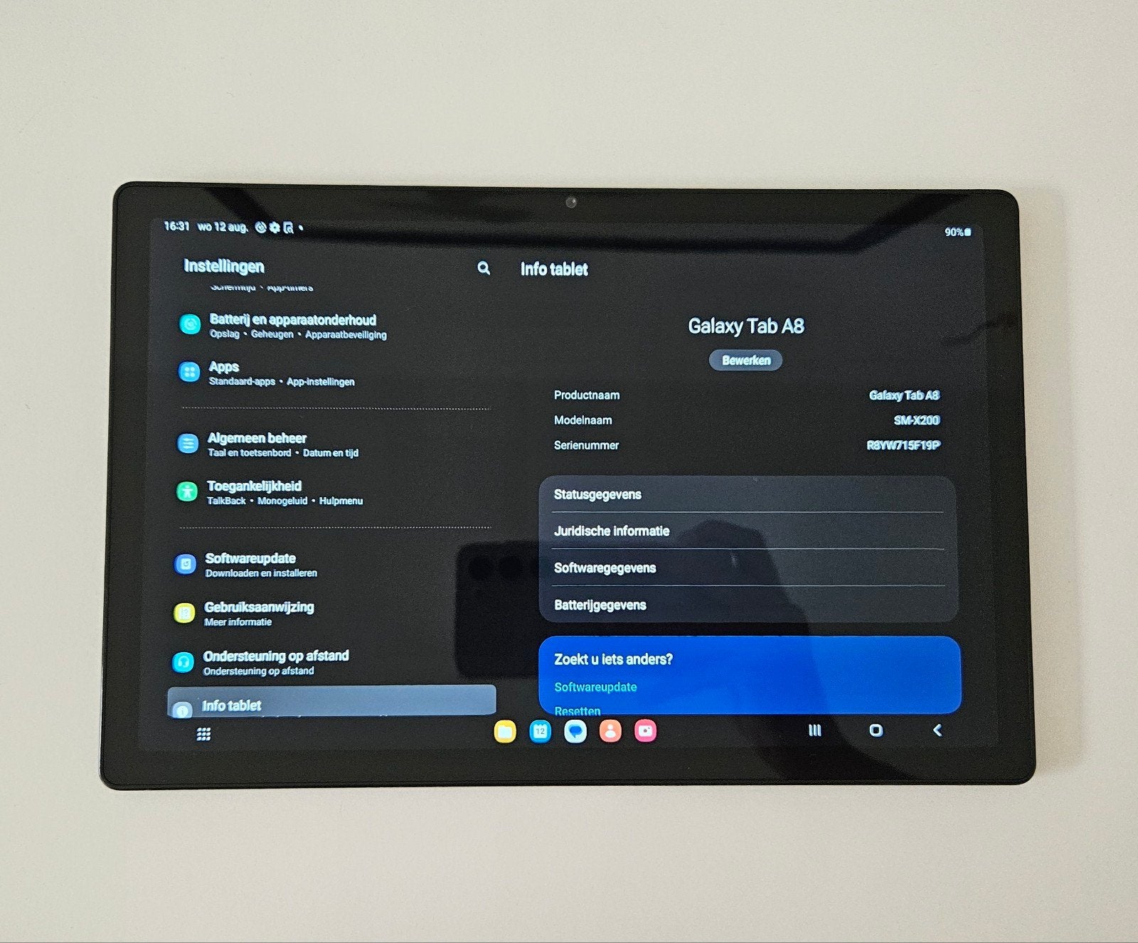 samsung galaxy tab a8, Samsung galaxy tab, 11 inch, Ophalen of Verzenden, Zo goed als nieuw