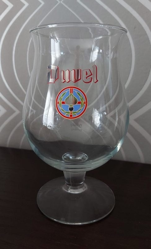 Duvel glas 'Rijkswacht', Collections, Verres & Petits Verres, Enlèvement ou Envoi, Verre à bière