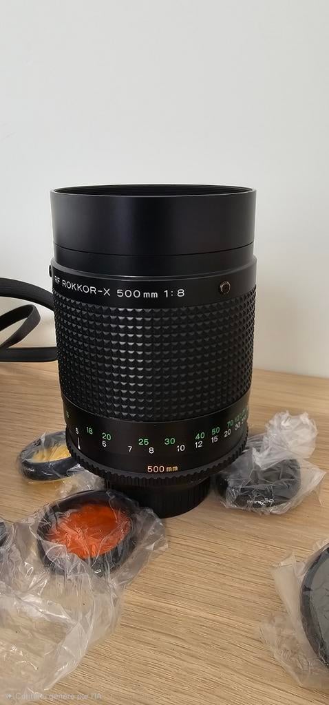 Minolta RF Rokkor 500mm f/8 Spiegellens – NIEUWSTAAT, Audio, Tv en Foto, Foto | Lenzen en Objectieven, Ophalen of Verzenden