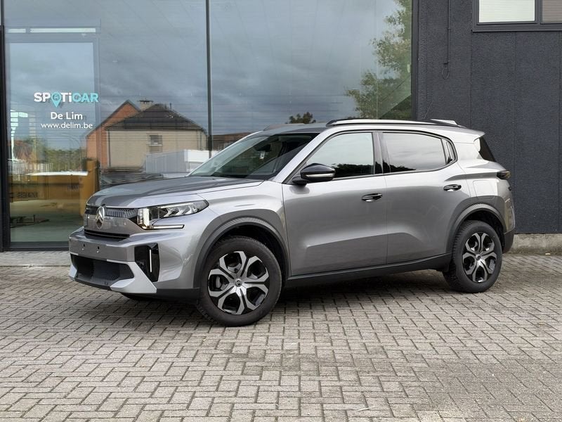 Citroen C3 Aircross PLUS 1.2T 100pk *CarPlay*Camera*Clima*, Auto's, Voorwielaandrijving, Stof, Gebruikt, Zwart