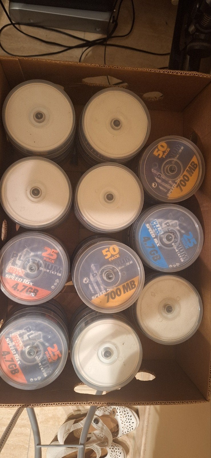 lege cd's, dvds, Cd's en Dvd's, Ophalen, Nieuw in verpakking