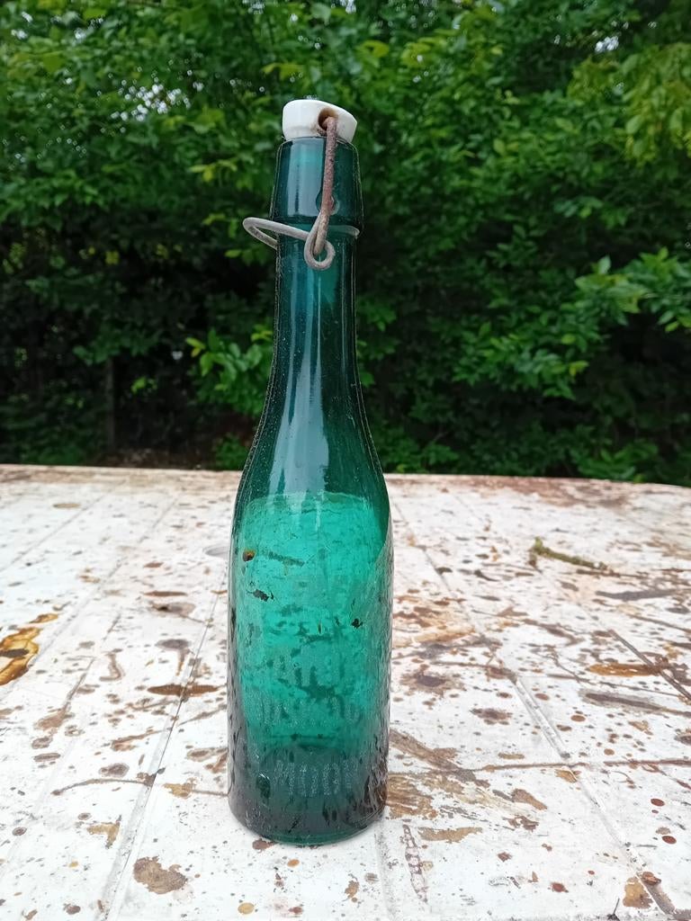 Oude vintage bierfles Canda Landskouter, Ophalen of Verzenden