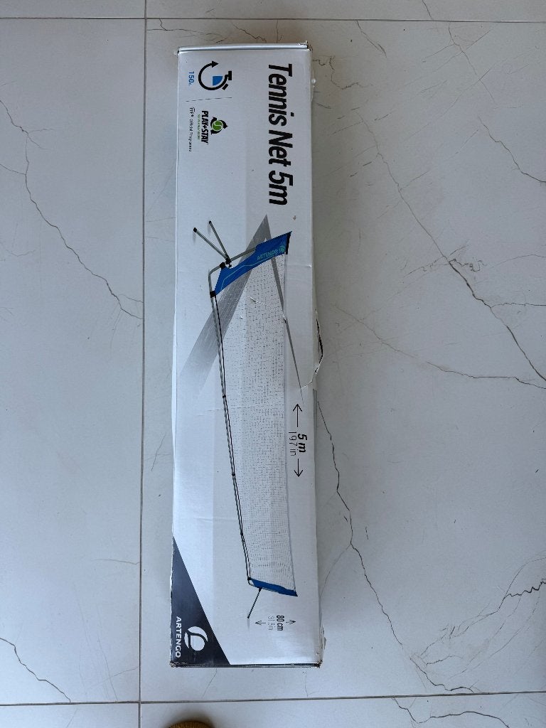 tennis net Artengo 5 m nieuw, Sport en Fitness, Tennis, Ophalen, Nieuw, Overige typen, Overige merken