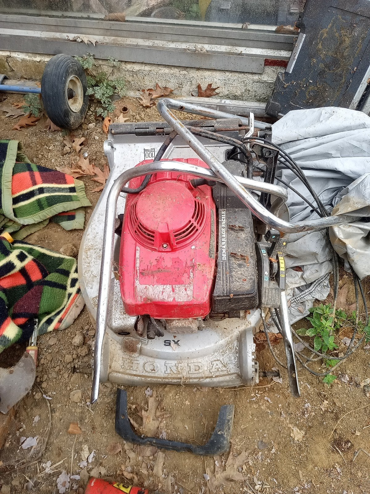 deux moteur de tondeuse Honda et kubota, Enlèvement, Aluminium