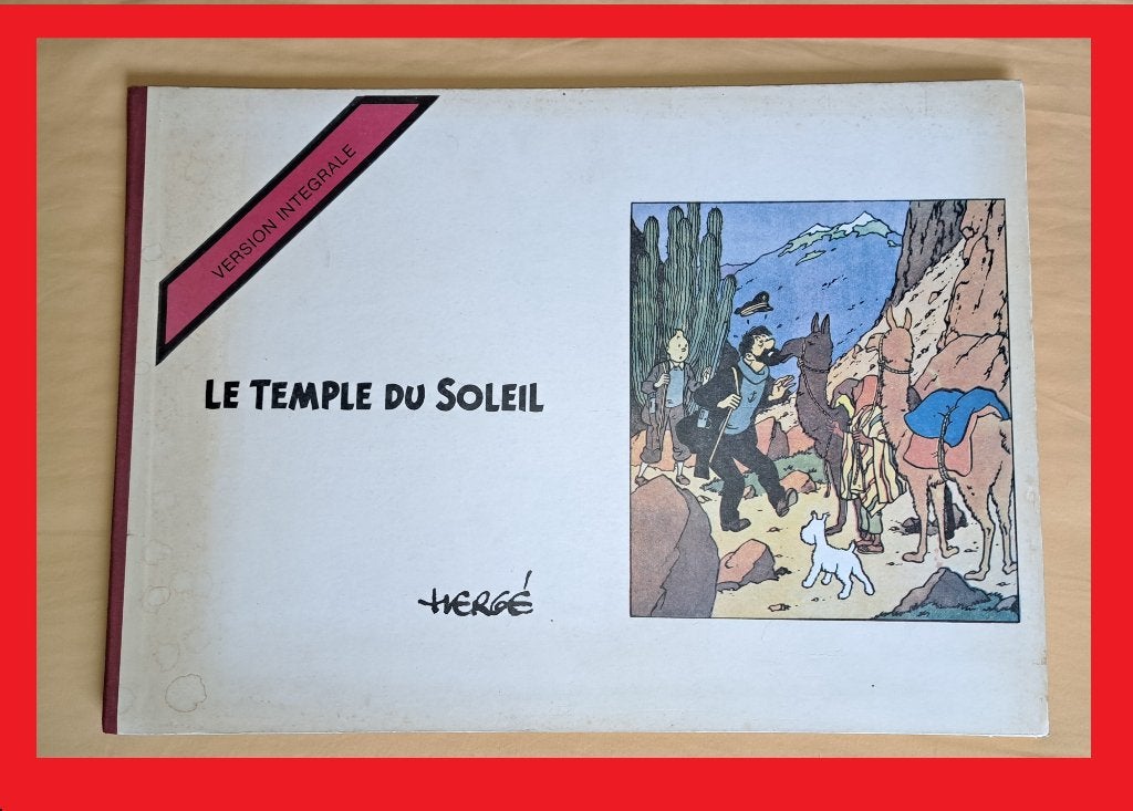 TINTIN-Le Temple du Soleil 1981 Ed Pirate intégr. N° 559/750, Boeken, Stripverhalen, Ophalen, Eén stripboek, Zo goed als nieuw