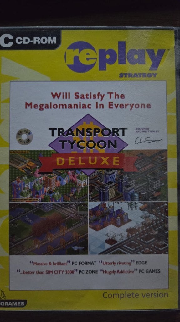 CDROM Transport Tycoon Deluxe, Games en Spelcomputers, Games | Pc, Overige genres, 1 speler, Ophalen of Verzenden, Zo goed als nieuw