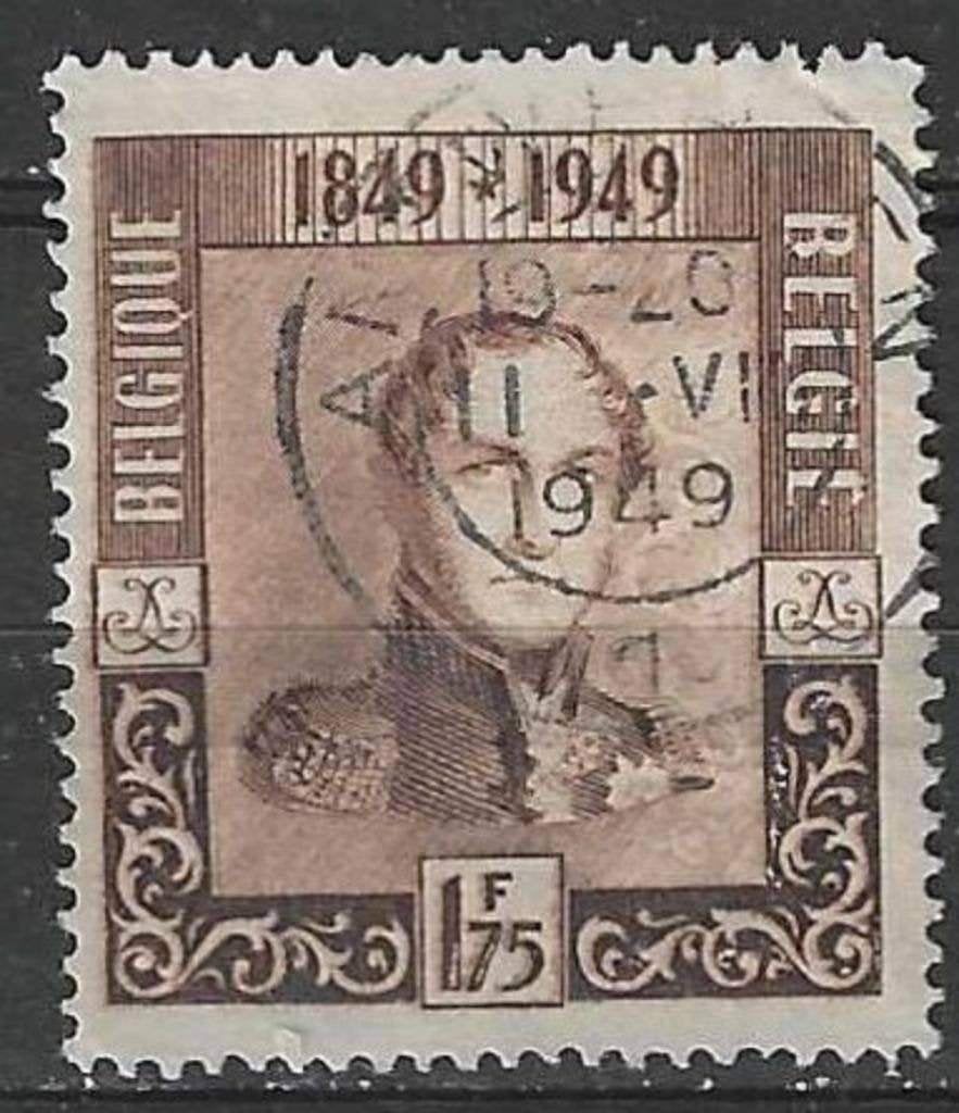 Belgique 1949 - Yvert/OBP 808 - Roi Léopold I (ST), Envoi, Affranchi, Oblitéré, Maison royale