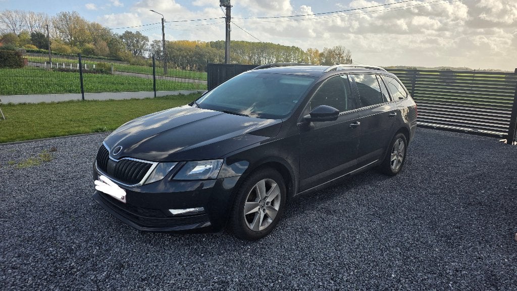 Skoda Octavia Break 12/2019 Automatique, Autos, Euro 6, Noir, 5 portes, Automatique