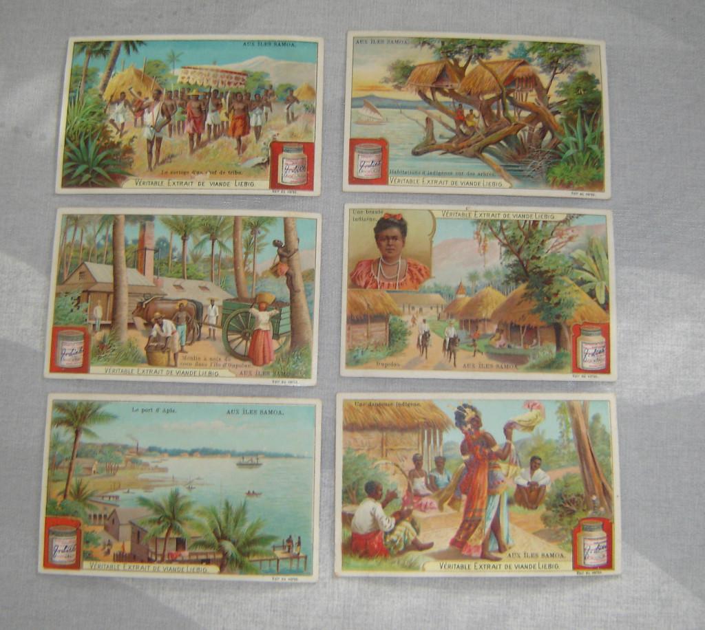 Chromos Liebig S704 avec bocaux, Collections, Avant 1940, Gravure, Utilisé, Autres sujets/thèmes