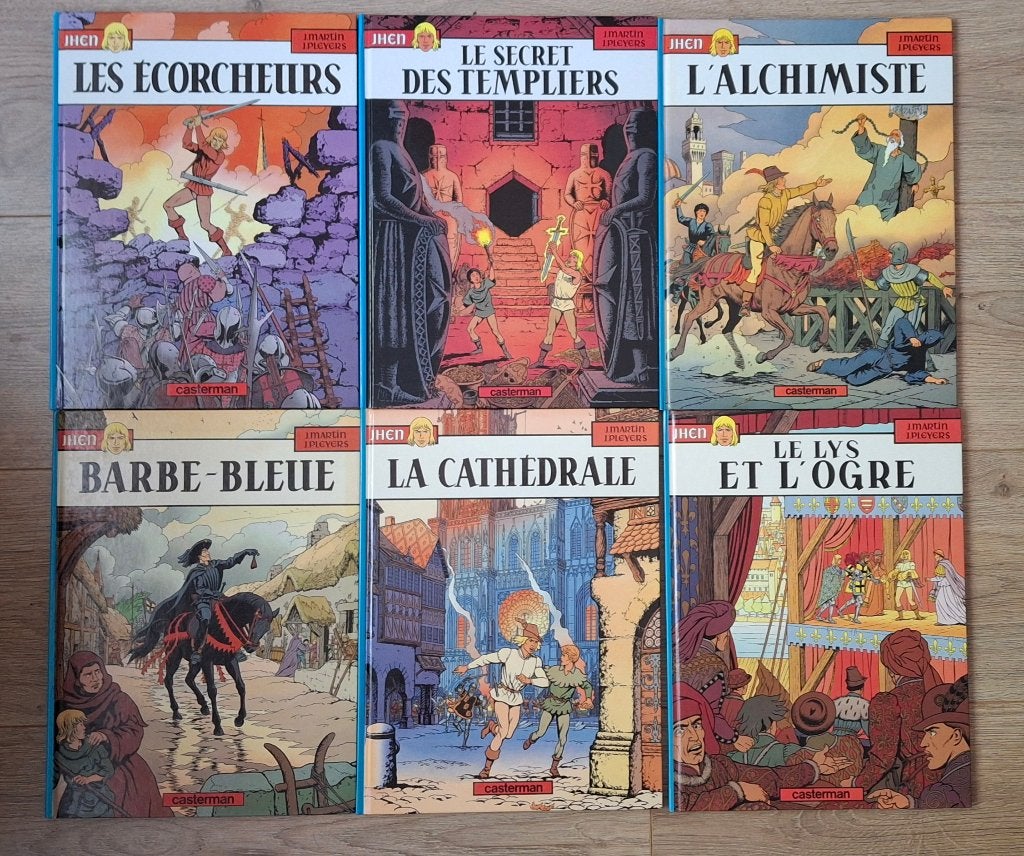 collection BD JHEN de Martin et Pleyers casterman EO, Complete serie of reeks, Ophalen of Verzenden, Zo goed als nieuw, J. Pleyers - J. Martin