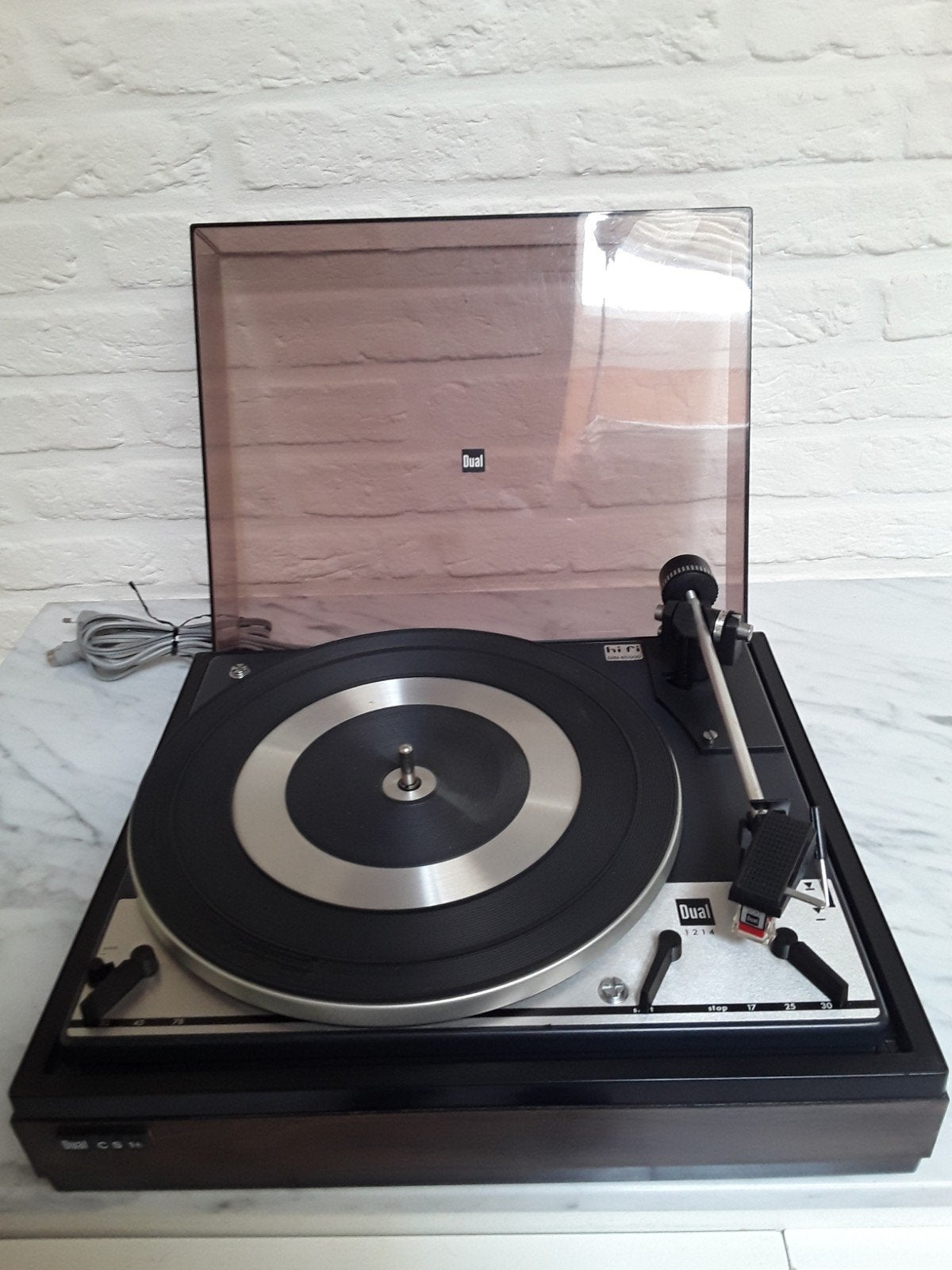 Platendraaier ,,DUAL,, Vintage, Ophalen, Dual, Pitch-regelaar
