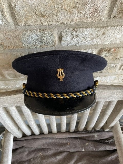 vintage Kepie de Fanfare« Le Fischlo » Grammont, Enlèvement ou Envoi, Autres, Casque ou Béret