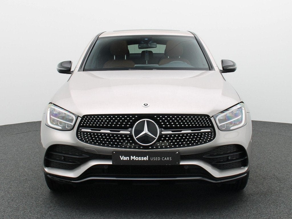 Mercedes-Benz GLC 200 d Coupé AMG LINE + LEDER + OPEN DAK +, 167 g/km, Argent ou Gris, Euro 6, Entreprise
