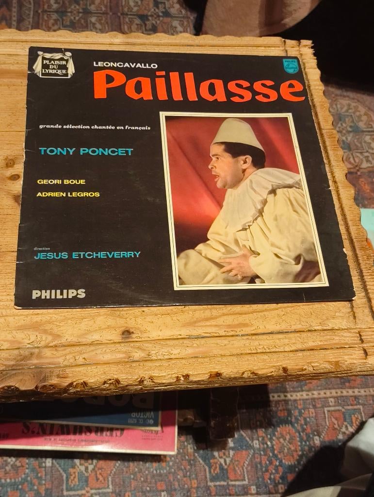Lp van Tony Poncet, Geori Boué, Adrien Legros..., Autres formats, Utilisé, Classicisme, Opéra ou Opérette