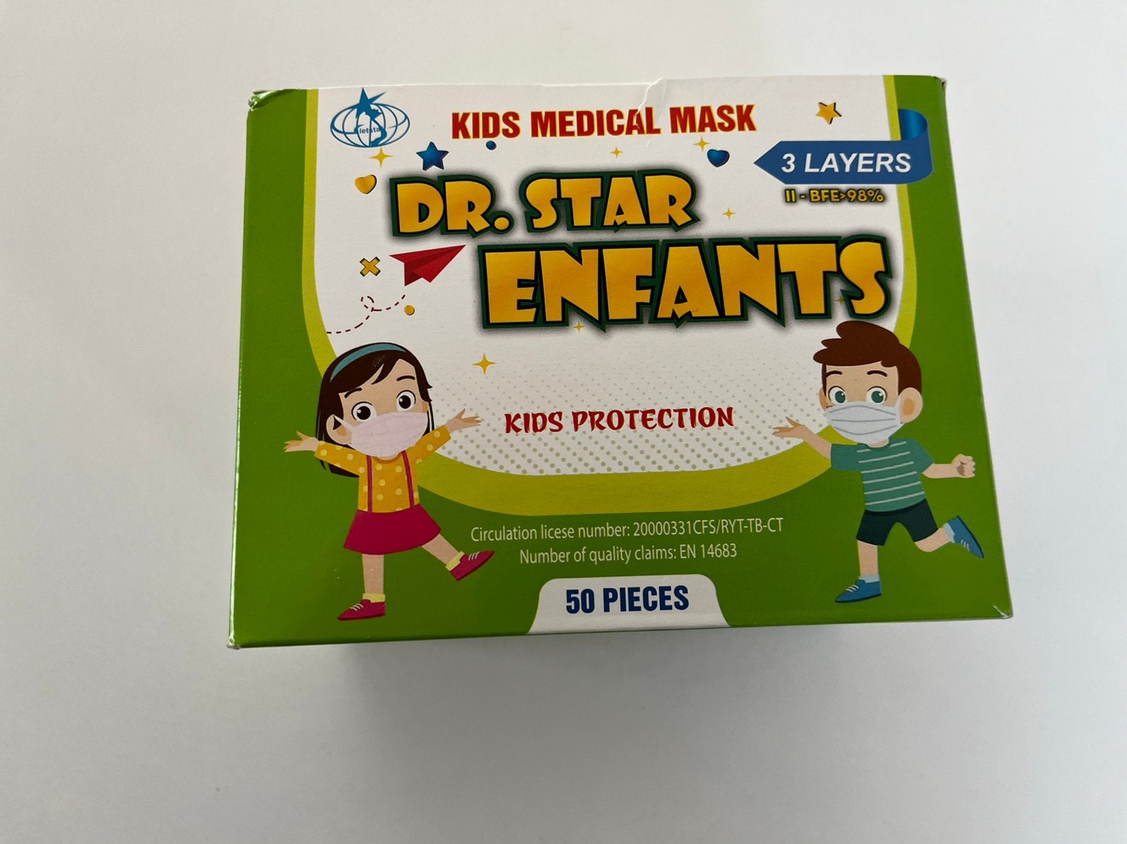 Kindermondmaskers met leuke motieven in diverse kleuren, Ophalen of Verzenden, Nieuw