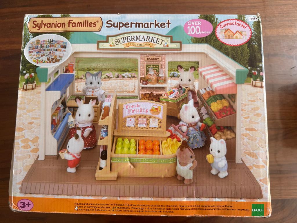 Nieuw - Sylvanian Families supermarkt - 2887, Kinderen en Baby's, Speelgoed | Poppenhuizen, Ophalen of Verzenden, Nieuw, Poppenhuis