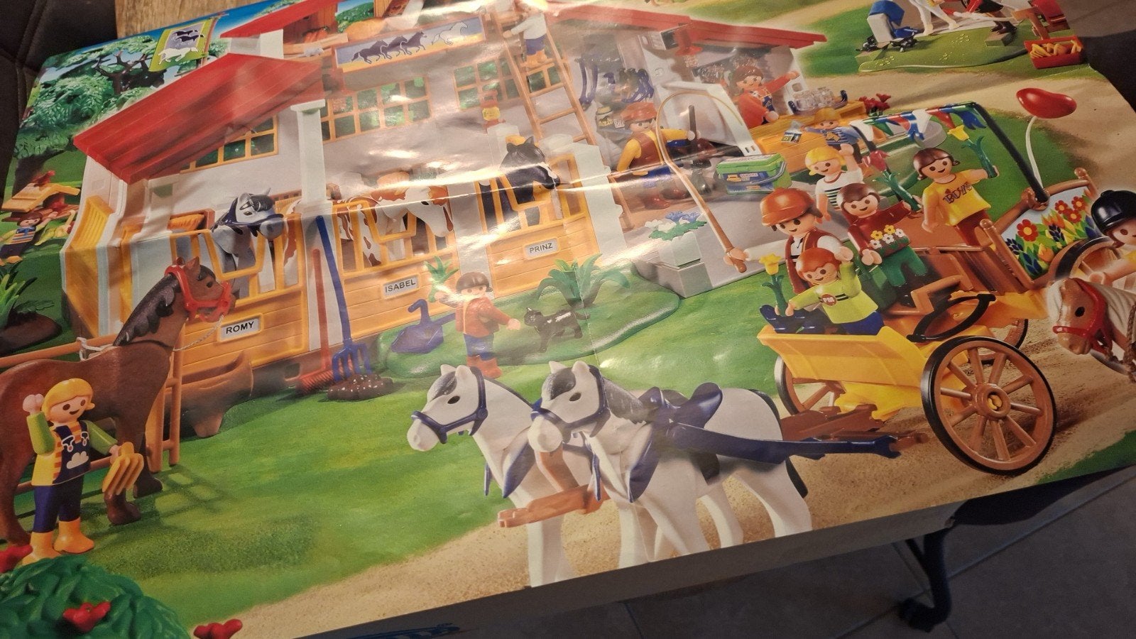 manege van playmobil, Ophalen, Gebruikt, Gebouw, Complete set