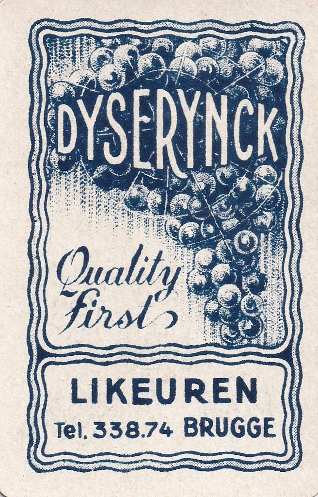 L 39 / S K DYSERYNCK  BRUGGE, Verzamelen, Ophalen of Verzenden, Nieuw, Speelkaart(en)