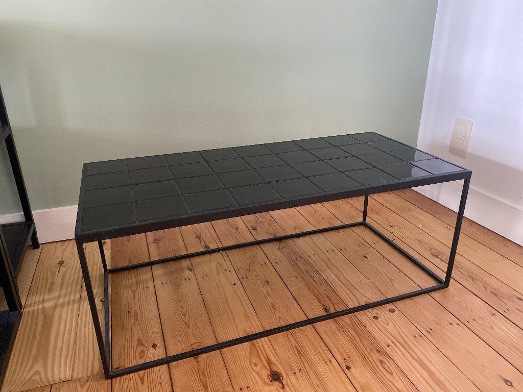 Salontafel tegels Juntoo, Ophalen, Zo goed als nieuw, Metaal