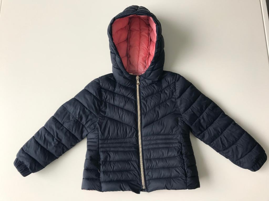 Doudoune bleue taille 104 de la marque MANGO, Enlèvement ou Envoi, Mango, Comme neuf, Fille