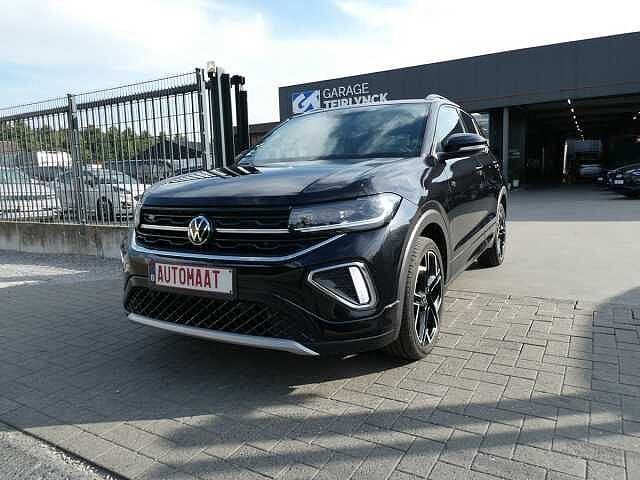 Volkswagen T-Cross 1.0 TSi 115pk Automaat R-Line Luxe, Auto's, Volkswagen, Automaat, USB, Zwart, Bedrijf