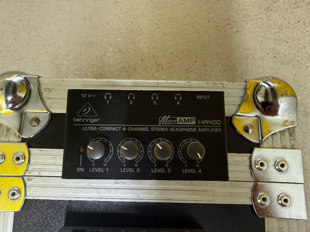 Behringer HA400 Microamp – 4-kanaals Hoofdtelefoonversterker, Ophalen, Gebruikt, Overige instrumenten