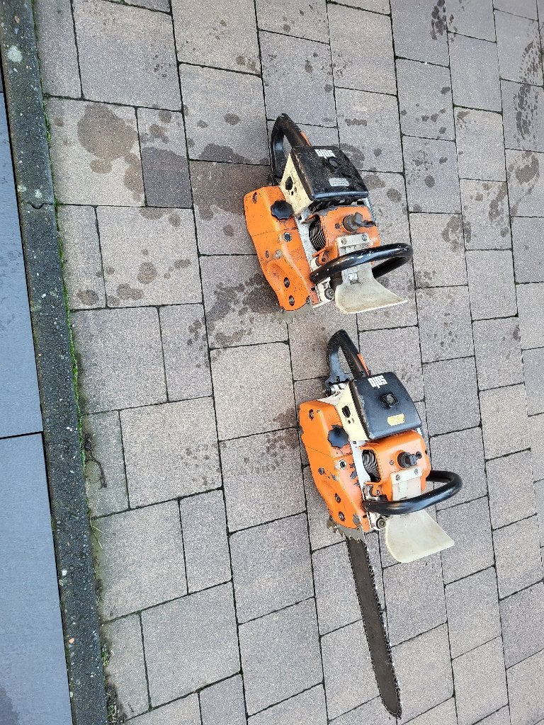 Kettingzagen, Ophalen
