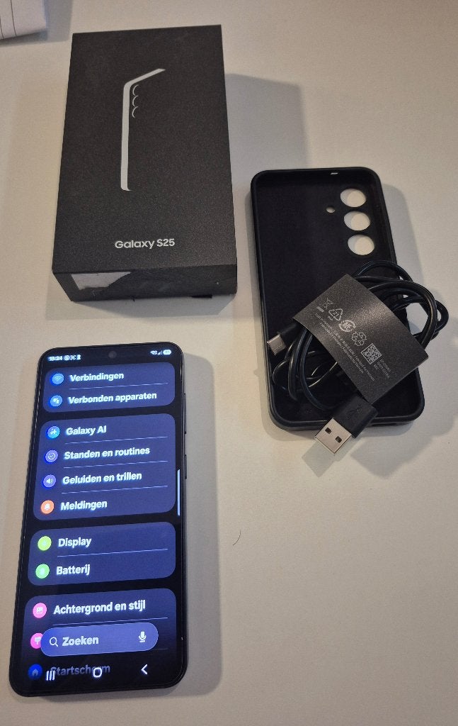 Samsung S25 met 18maanden garantie tekoop/ruilen, Comme neuf, 128 GB, Écran tactile, Galaxy Z Flip