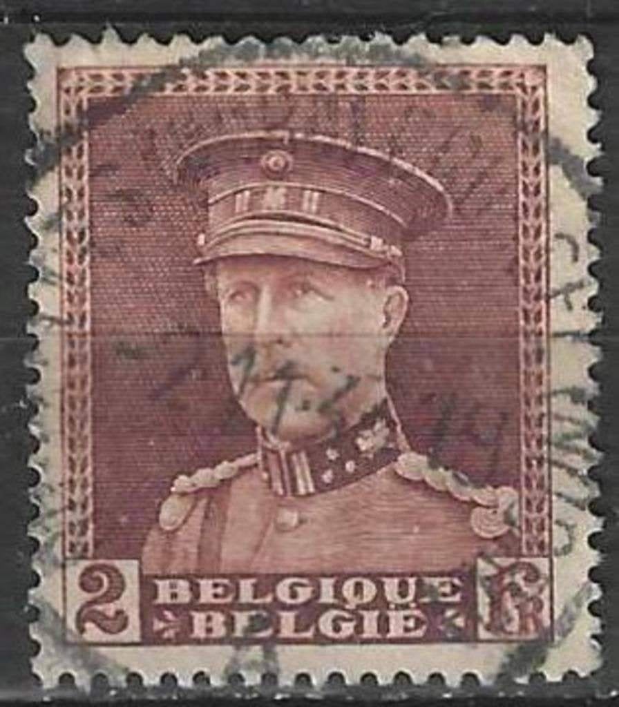 Belgique 1931 - Yvert/OBP 322A - Albert Ier avecképi 2 (ST), Envoi, Affranchi, Oblitéré, Maison royale