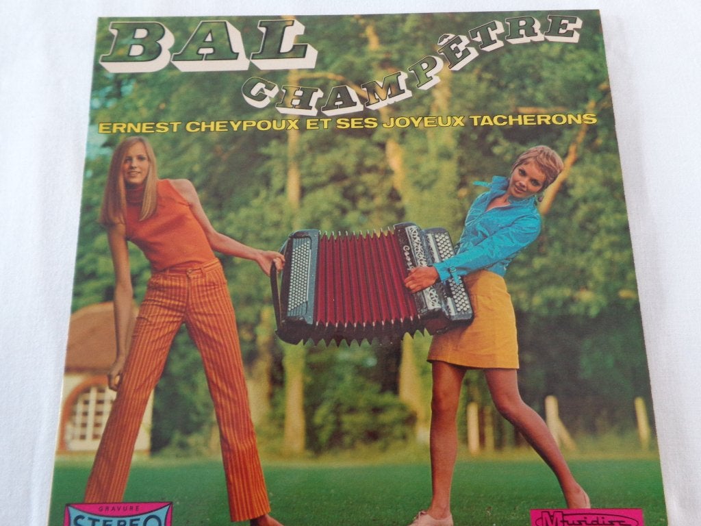 Disque vinyle LP33 Accordéon - "BAL CHAMPÊTRE", Enlèvement ou Envoi, Compilation, Utilisé, LP