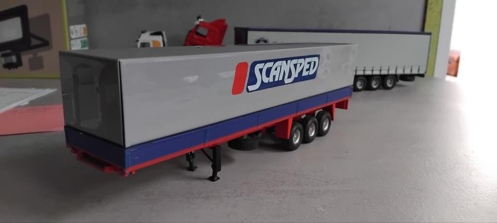Tekno opligger nieuw, Hobby en Vrije tijd, Modelauto's | 1:50, Ophalen of Verzenden, Tekno
