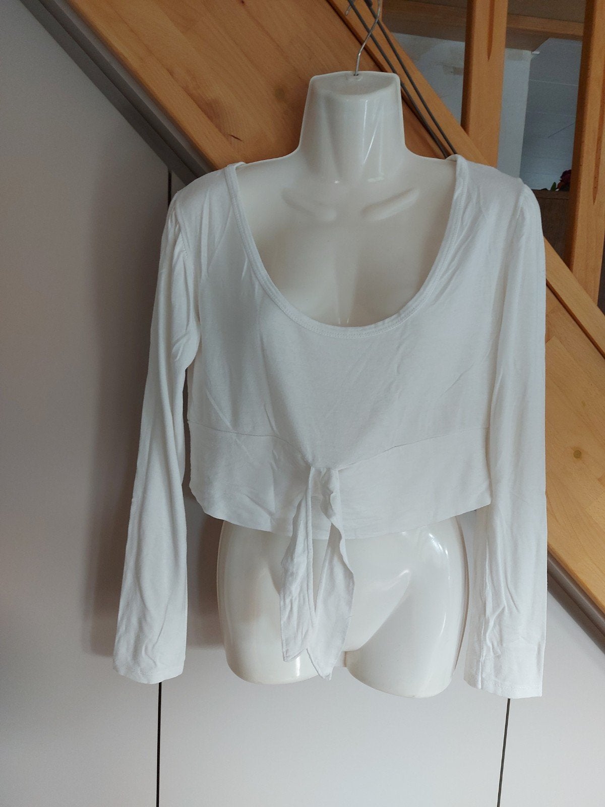 Tee-shirt court TU, Kleding | Dames, Topjes, Ophalen of Verzenden, Wit, Lange mouw