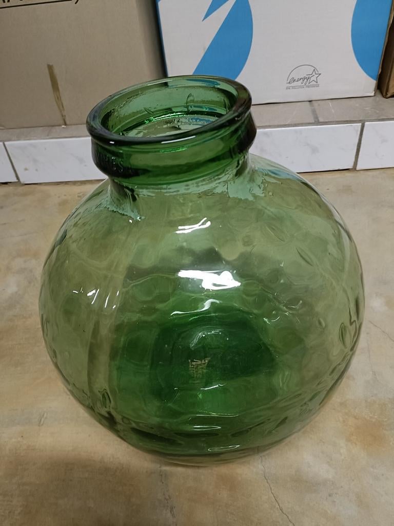 Bocal en verre pour la décoration., Enlèvement