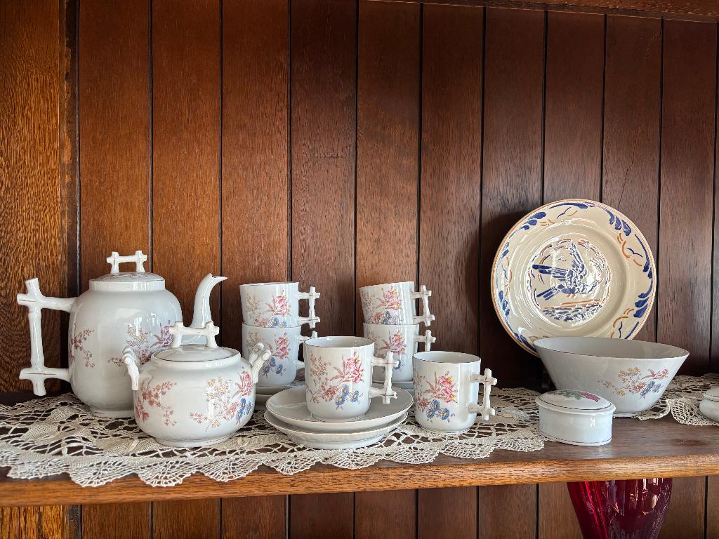 Vintage theeservies, Ophalen