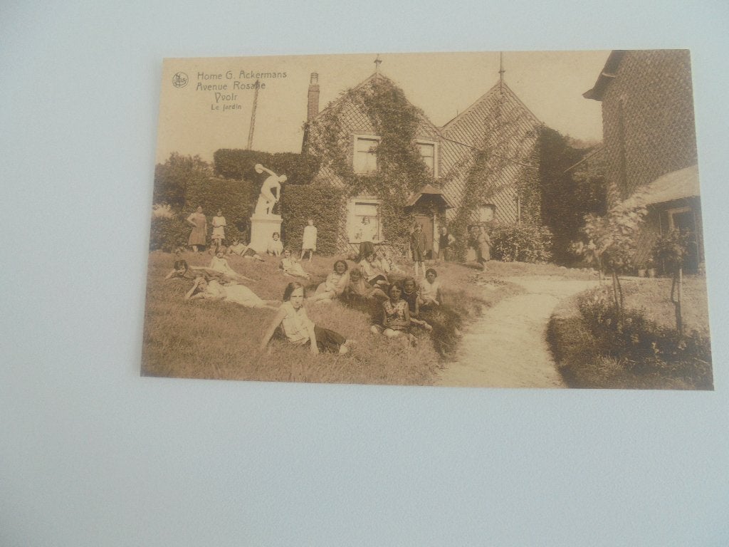 yvoir-home ackermans -avenue rosalie-le jardin, Ophalen of Verzenden, 1920 tot 1940, Ongelopen, Namen