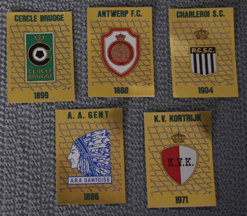 Emblèmes Panini/Football 86/Lot de 1re et 2e classe, Enlèvement ou Envoi, Comme neuf, Affiche, Image ou Autocollant