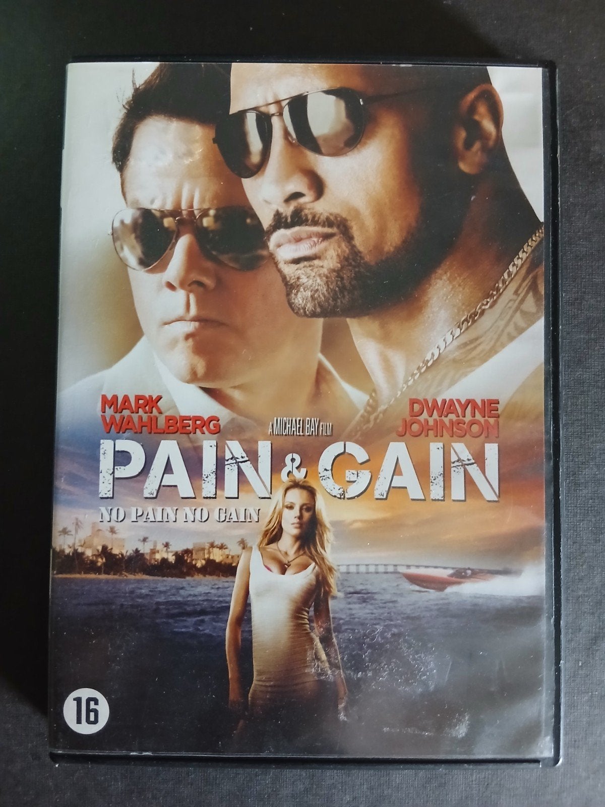 Pain & Gain (2013) Mark Wahlberg, Dwayne Johnson, CD & DVD, DVD | Action, Comédie d'action, Anglais, À partir de 16 ans, Utilisé