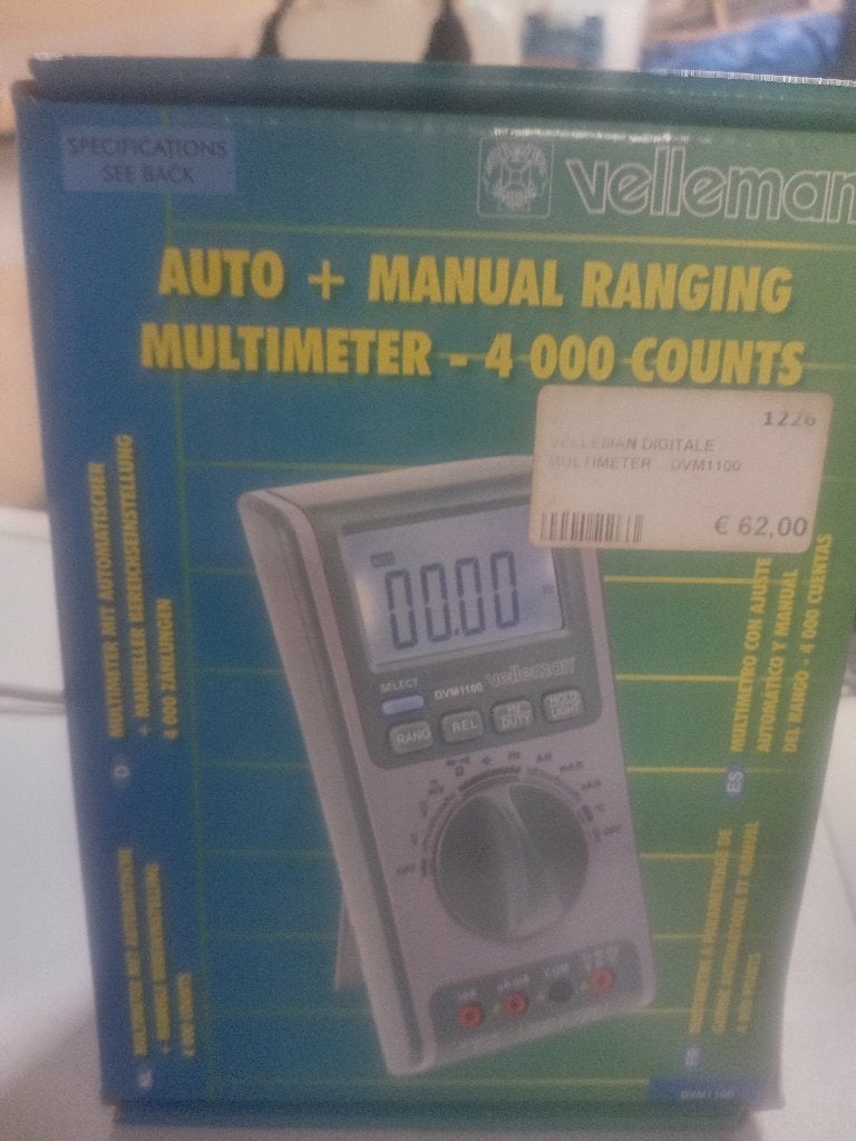 Multimeter, Elektronische apparatuur, Overige elektronische apparatuur, Ophalen, Nieuw