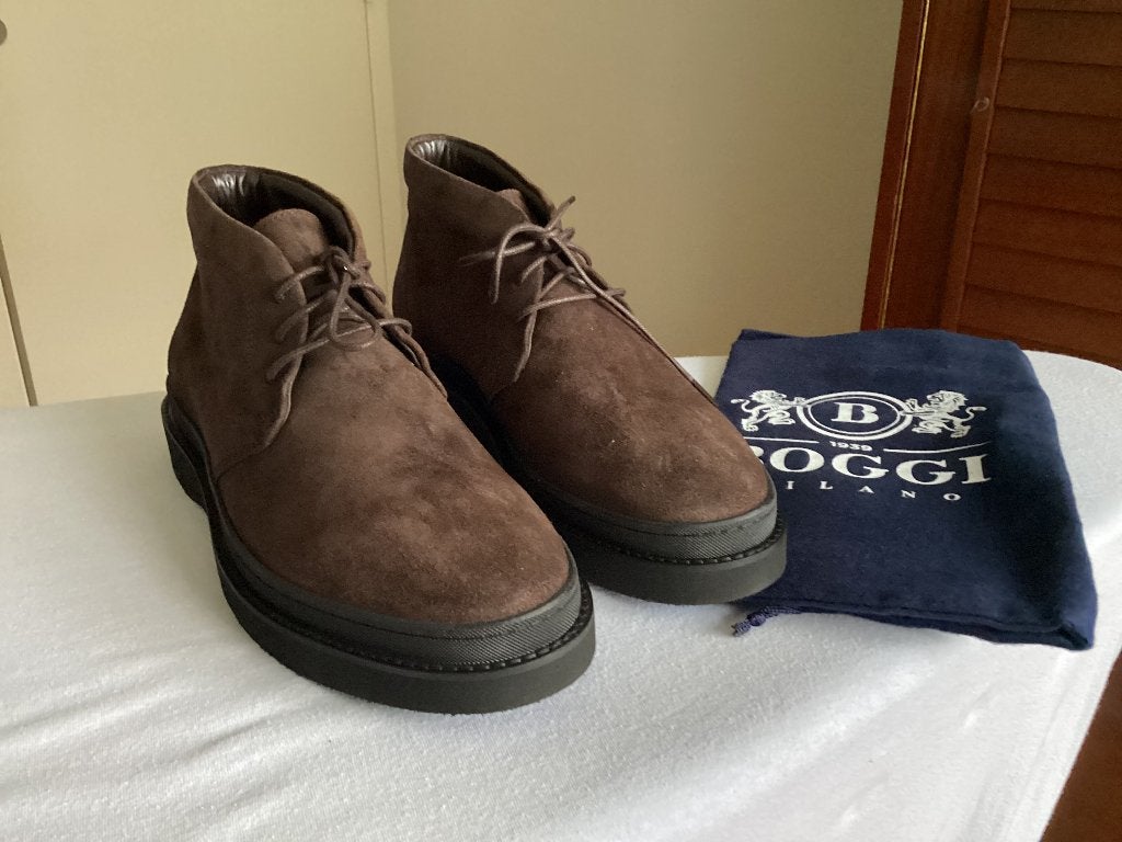 schoenen heren boots in daim, Neuf, Bottes, Brun, Enlèvement