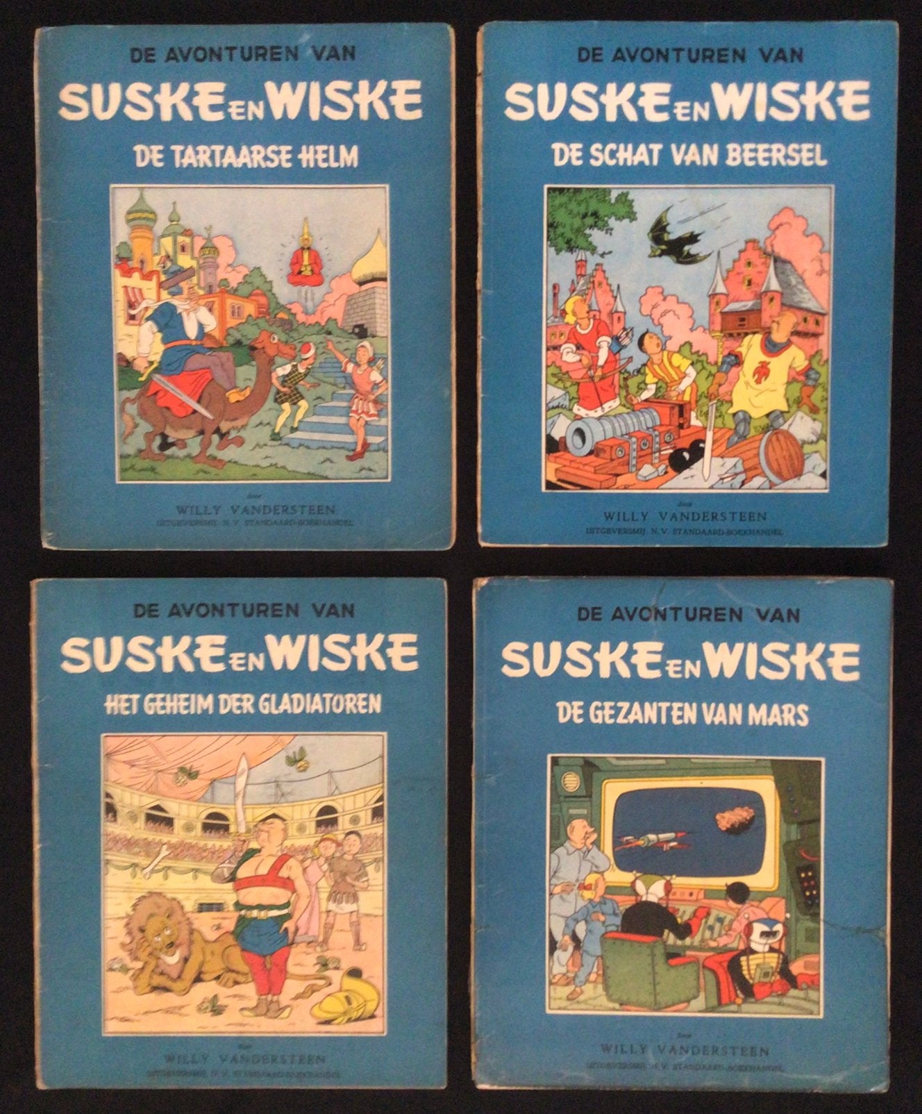 S&W - lot albums blauwe reeks, Boeken, Ophalen of Verzenden, Gelezen