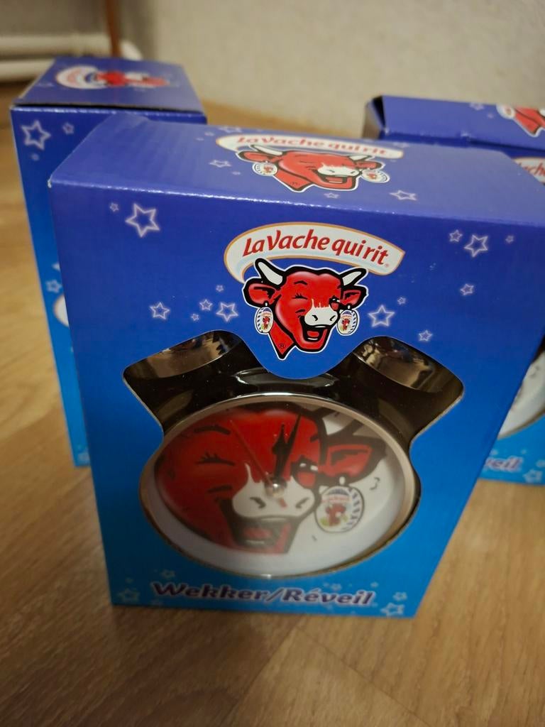 Wekker La vache qui rit, Ophalen