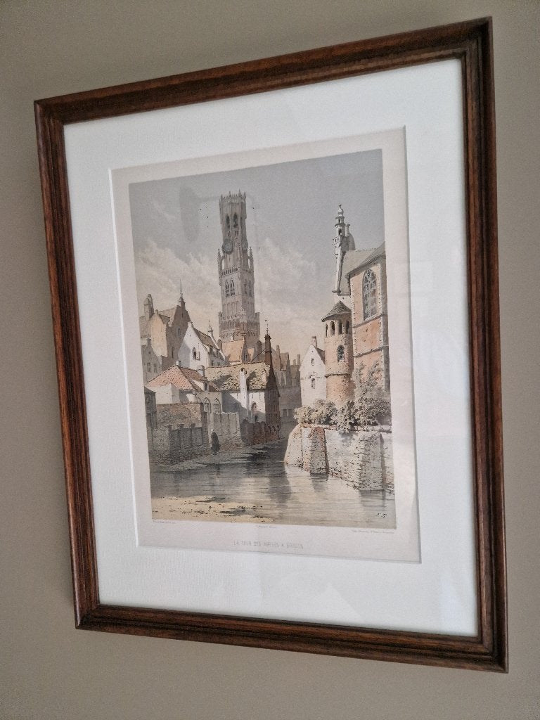 orignele LITHO  F. STROOBANTS  30 x 70, Avec passe-partout, Enlèvement