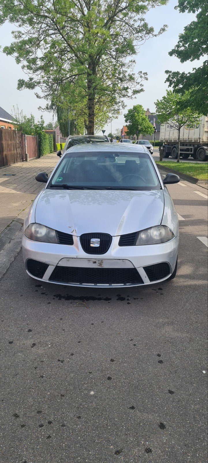 seat ibiza benzine bj 2008, motor start niet ,, Auto's, Voorwielaandrijving, Ibiza, Handgeschakeld, Grijs