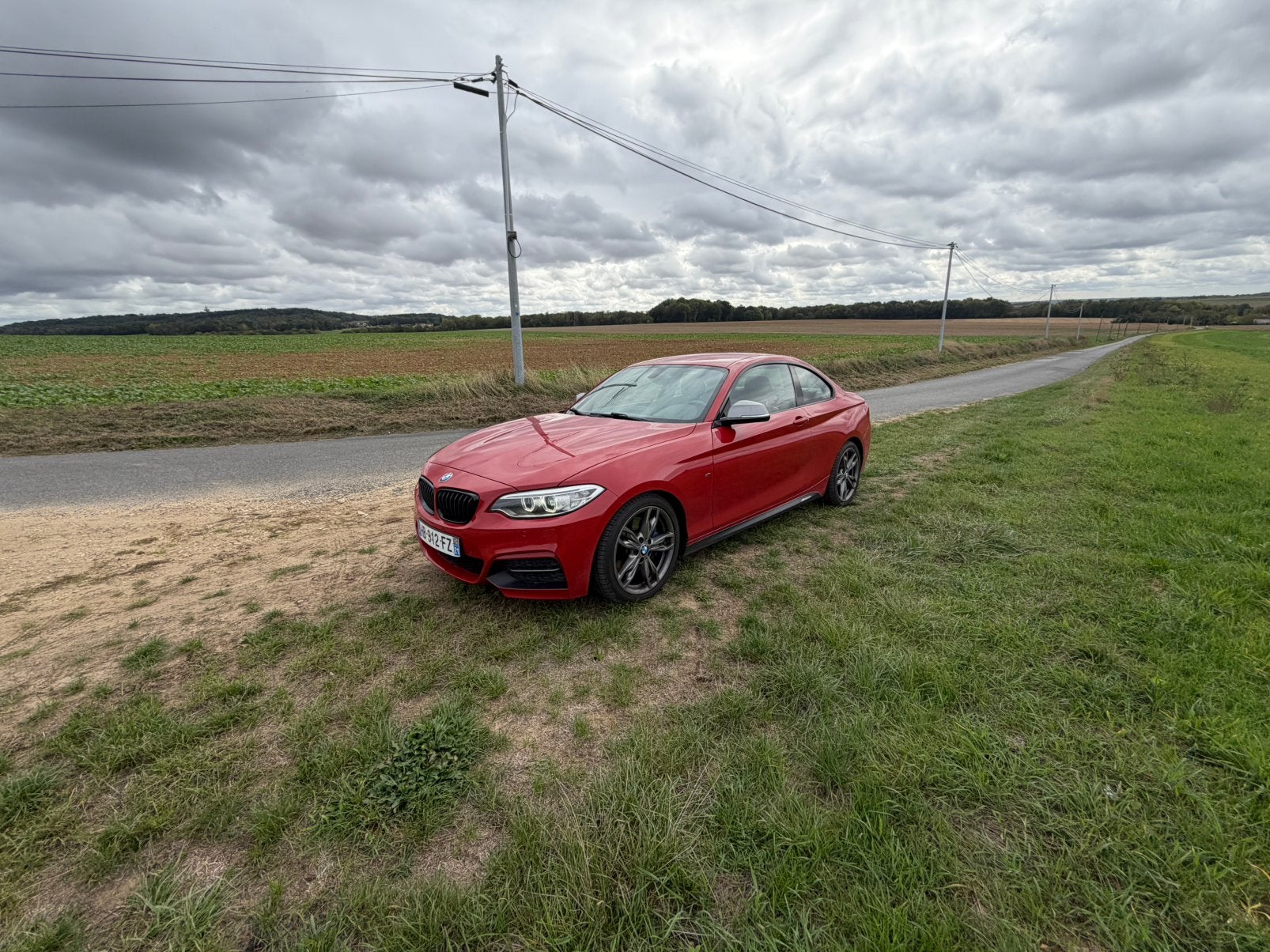 BMW M235i, Autos, Rouge, Euro 6, Carnet d'entretien, Alcantara
